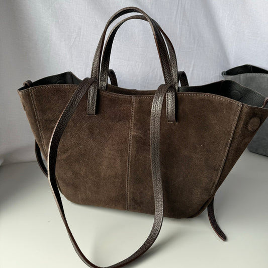 borsa con doppi manici magnetici