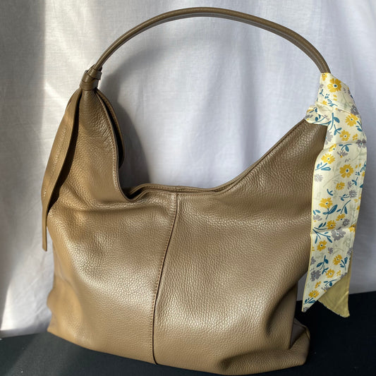 Borsa hobo in pelle