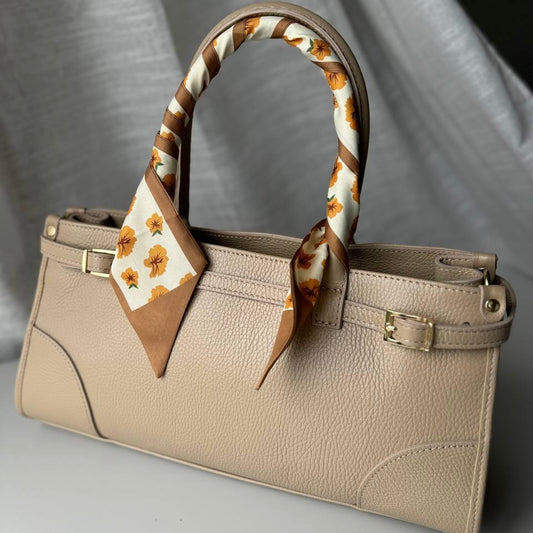 borsa con manico e tracolla